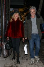 GOLDIE HAWN and Kurt Russell Out Shopping in Aspen 12/22/2024