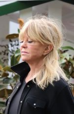 GOLDIE HAWN on Holiday Shopping at Brentwood Country Mart 12/11/2024