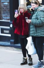 GOLDIE HAWN Out with a Friend in Aspen 12/17/2024