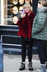 GOLDIE HAWN Out with a Friend in Aspen 12/17/2024