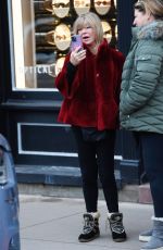 GOLDIE HAWN Out with a Friend in Aspen 12/17/2024