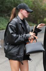 HAILEY BIEBER Leaves a Pilates Class in Beverly Hills 12/13/2024