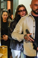 HAILEY BIEBER Out for Sushi Dinner with Friends in Los Angeles 12/06/2024