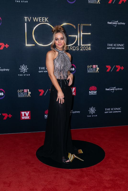 HAILEY PINTO at 64th TV WEEK Logie Awards at The Star in Sydney 08/18/2024