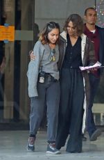 HALLE BERRY on the Set of Her New Movie Crime 101 11/17/2024