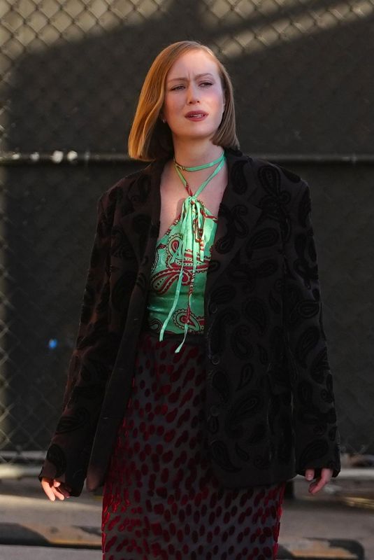 HANNAH EINBINDER Arrives at Jimmy Kimmel Live 12/02/2024