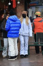 HEIDI KLUM and Tom Kaulitz Out in Aspen 12/25/2024