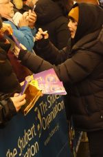 HELEN J SHEN Stops for Fans at Times Square in New York 12/28/2024