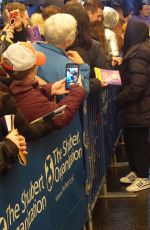 HELEN J SHEN Stops for Fans at Times Square in New York 12/28/2024