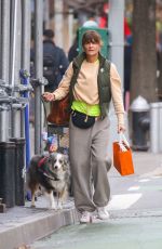 HELENA CHRISTENSEN Out Shopping with Her Dog 12/19/2024