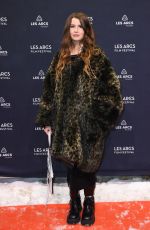 HERDIS STEFANSDOTTIR at Opening Ceremony of Les Arcs Film Festival 2024 in Bourg-Saint-Maurice 12/14/2024