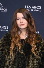 HERDIS STEFANSDOTTIR at Opening Ceremony of Les Arcs Film Festival 2024 in Bourg-Saint-Maurice 12/14/2024