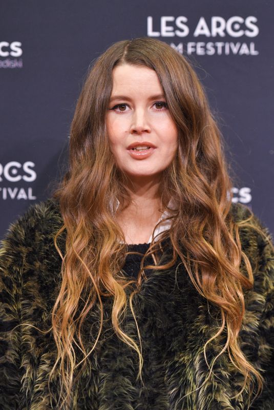 HERDIS STEFANSDOTTIR at Opening Ceremony of Les Arcs Film Festival 2024 in Bourg-Saint-Maurice 12/14/2024