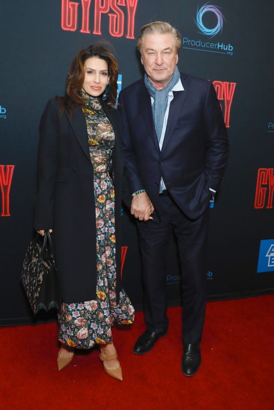 HILARIA BALDWIN at Gypsy Broadway Opening Night at Majestic Theatre in New York 12/19/2024