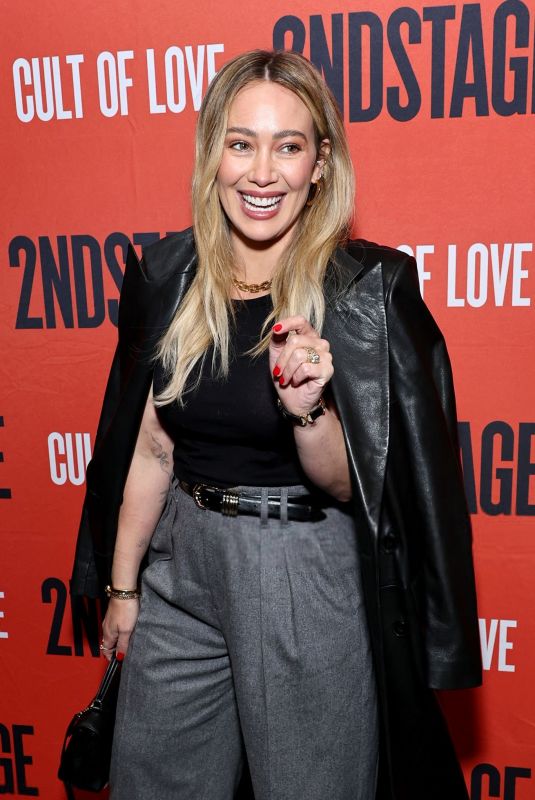 HILARY DUFF at Cult Of Love Broadway Opening Night in New York 12/12/2024