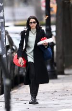 HUMA ABEDIN Out with a Christmas Gift in New York 12/19/2024