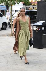 IMANI-LARA LANSIQUOT Arrives at Dinner Party Launch of House of Kaos in London 08/28/2024