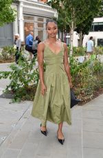 IMANI-LARA LANSIQUOT Arrives at Dinner Party Launch of House of Kaos in London 08/28/2024