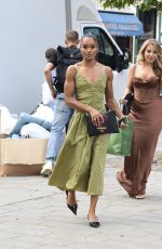 IMANI-LARA LANSIQUOT Arrives at Dinner Party Launch of House of Kaos in London 08/28/2024