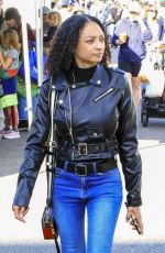 INDIA KING Out Shopping at Studio City Farmers Market 12/01/2024