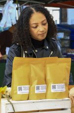 INDIA KING Out Shopping at Studio City Farmers Market 12/01/2024