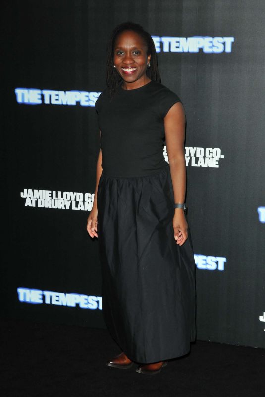 INGRID MACKINNON at Press Night Performance of The Tempest at Theatre Royal Drury Lane in London 12/19/2024