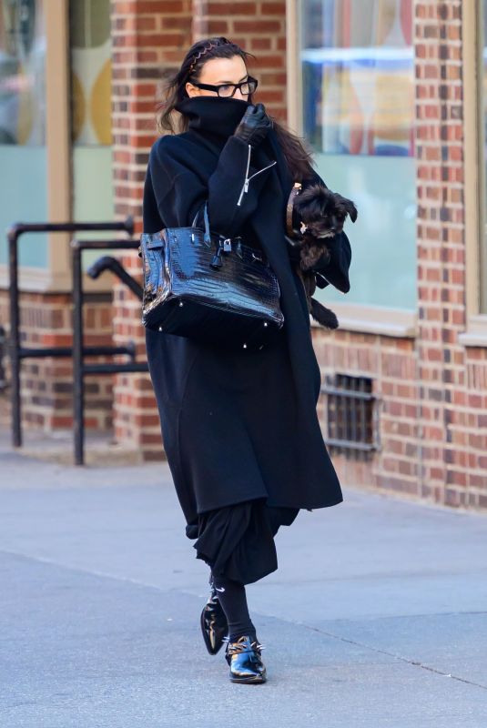 IRINA SHAYK Out and About in New York City 12/04/2024