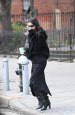 IRINA SHAYK Out on a Morning Walk in New York City 12/09/2024