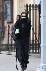 IRINA SHAYK Out on a Morning Walk in New York City 12/09/2024