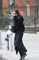 IRINA SHAYK Out on a Morning Walk in New York City 12/09/2024
