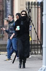IRINA SHAYK Out on a Morning Walk in New York City 12/09/2024