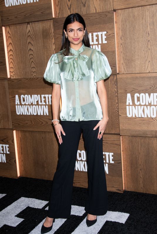 ISHANA NIGHT SHYAMALAN at A Complete Unknown Premiere in New York 12/13/2024