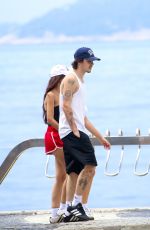 JACKIE APOSTEL and Cruz Beckham Out at Ipanema Beach in Rio de Janeiro 12/28/2024