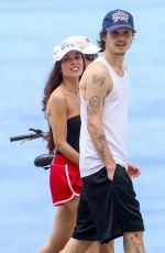 JACKIE APOSTEL and Cruz Beckham Out at Ipanema Beach in Rio de Janeiro 12/28/2024