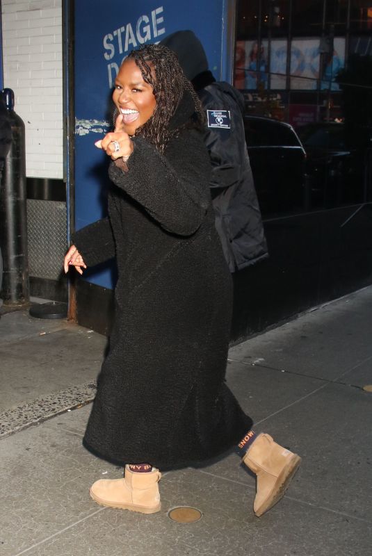 JANAI NORMAN Arrives at Good Morning America in New York City 12/26/2024