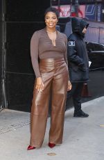 JANELLE JAMES Arrives at Good Morning America in New York 12/02/2024