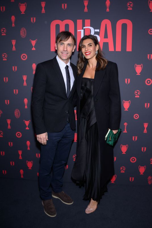 JELENA SIMIC at 125th Anniversary of Football Team AC Milan party at Armani Theatre in Milan 12/16/2024