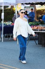 JENNA JOHNSON Out Shopping at Studio City Farmers Market 12/01/2024