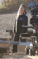 JENNIFER GARNER and ANGOURIE RICE on a Film Set in Malibu 12/03/2024