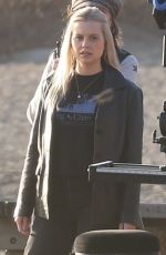 JENNIFER GARNER and ANGOURIE RICE on a Film Set in Malibu 12/03/2024
