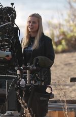 JENNIFER GARNER and ANGOURIE RICE on a Film Set in Malibu 12/03/2024