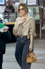 JENNIFER LOPEZ Enjoys a Candy Cane While Shopping in West Hollywood 12/01/2024