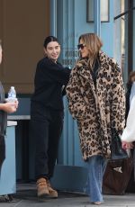 JENNIFER LOPEZ Out form Coffee with Her Assistant in Beverly Hills 12/03/2024