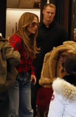 JENNIFER LOPEZ Out Shopping with Family and Friends at Gucci in Aspen 12/24/2024