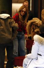 JENNIFER LOPEZ Out Shopping with Family and Friends at Gucci in Aspen 12/24/2024