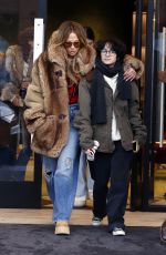 JENNIFER LOPEZ Out Shopping with Family and Friends at Gucci in Aspen 12/24/2024