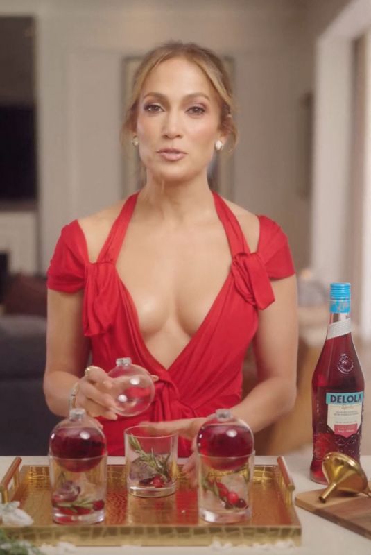 JENNIFER LOPEZ Serves Her Delola Cocktails from Christmas Ornaments to Toast the Holidays 12/23/2024
