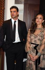 JESSICA ALBA and Michele Morrone Arrives at Discobolo Award at Hotel Eden in Rome 12/14/2024