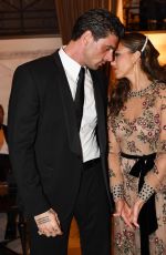 JESSICA ALBA and Michele Morrone Arrives at Discobolo Award at Hotel Eden in Rome 12/14/2024