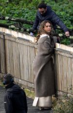 JESSICA ALBA and Michele Morrone on the Set of Maserati: the Brothers Out in Rome 12/19/2024